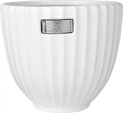 Вазон керамический Lene Bjerre круглый белый (A00000207) 