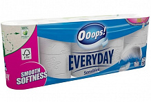 Туалетний папір Ooops! EveryDay Sensitive тришаровий 10 шт.