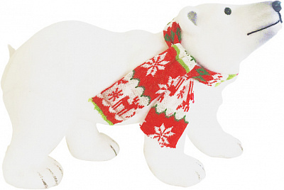 Декоративная фигура Медведь в шарфике JMF17404 35 см 