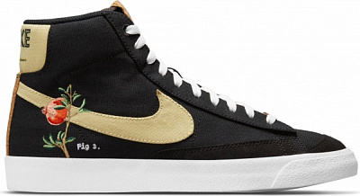 Кроссовки Nike Blazer Mid '77 CI1166-001 р.US 9 черно-белый