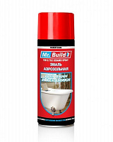 Эмаль аэрозольная Mr.Build акриловая для ванн и керамики RAL 9010 белый глянец 400 мл