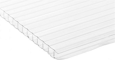 Полікарбонатний лист 10мм 2000х1050мм прозорий
