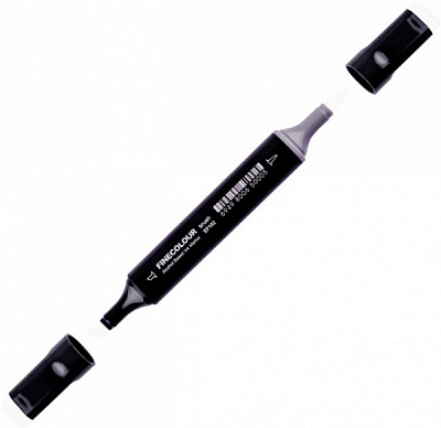 Маркер спиртовий FINECOLOUR EF102-312N сірий тонер №0