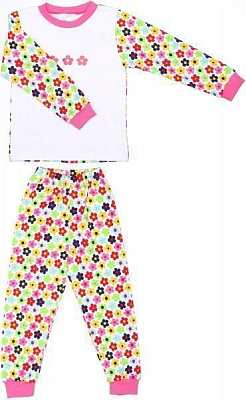 Пижама для девочек Татошка 0106203 разноцветный р.110 разноцветный 