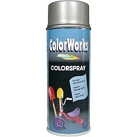 Аэрозоль ColorWorks Colorspray серебро 400 мл