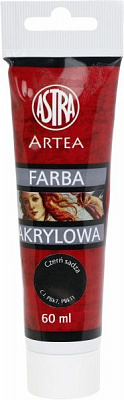 Краска акриловая Черная сажа 60 мл Artea Astra