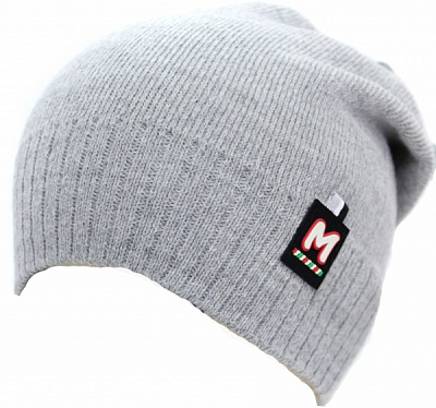 Шапочка дитяча для хлопчиків Kraft+ р.48-50 світло-сірий меланж 2306
