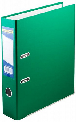 Папка-регистратор LUX односторонняя JOBMAX А4 70мм PP зеленая сборная BM.3011-04c Buromax