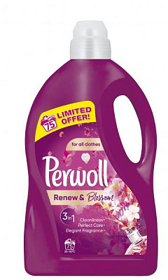Гель для машинной и ручной стирки Perwoll Восстановление и Аромат 4,5 л