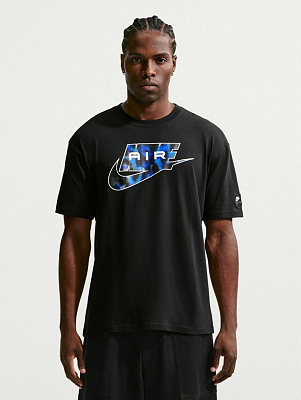 Футболка Nike U NSW TEE LSE AIR AOP IR4974-010 р.XL черный