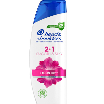 Шампунь Head & Shoulders Гладкое и шелковистое 2-в-1 330 мл