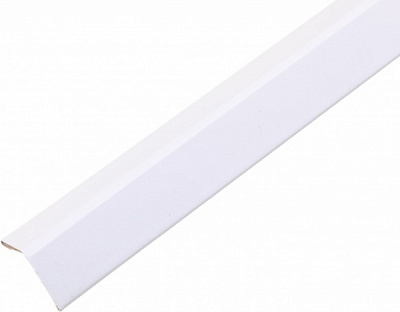 Профиль угловой МДФ белый 2800х54х3 мм