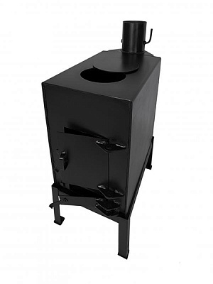 Печь-буржуйка Metalzavod BP-60V с варочной поверхностью