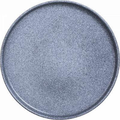 Тарелка обеденная Fiora Concrete 21 см серая