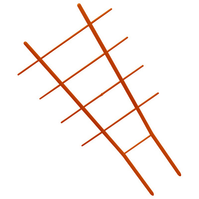 Драбинка пластикова для квітів 50 теракотова