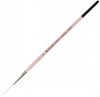 Пензель синтетика лайнер Flamingo 1023RL № 0 Kolos