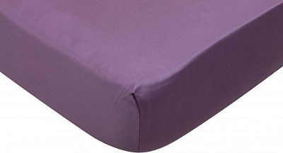 Простынь на резинке Solid 180x200 см фиолетовыйфиолетовый Luna 