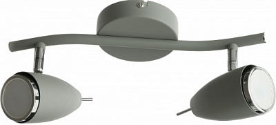 Спот Arte Lamp A1966AP-2GY 3x50 Вт E14 серый 1966 