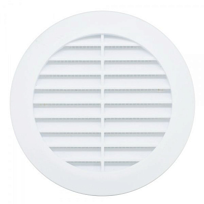 Решетка для вентиляции T-30 100 мм ABC-пластик белый 