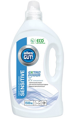 Гель для машинной и ручной стирки Alles GUT! ECO Sensіtive 1,5 л