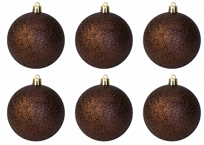 Набор елочных шаров 892364 d 80 мм 6 шт./уп.