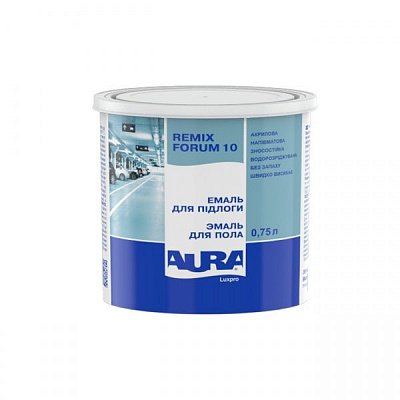 Емаль Eskaro Luxpro Remix Forum 10 для підлоги біла мат 0,7л