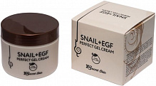 Крем-гель денний Secret Skin для обличчя з муцином равлики Snail + EGF Perfect Gel Cream 50 г