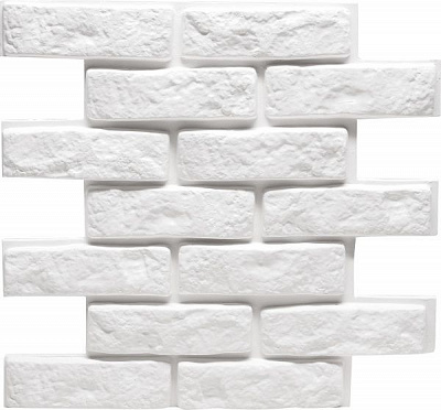 Плитка гипсовая 3D-панель Gipster Stone без покрытия 0,25 кв.м 