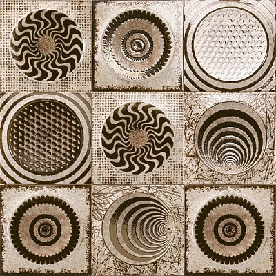 Плитка Mainzu Артиджиано Шейпс Крем 20х20