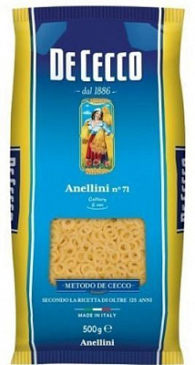 Макароны TM DE CECCO 500 г Filini 