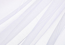 Тканина тюлева мікро-сітка зі смужкою 300 см білий 