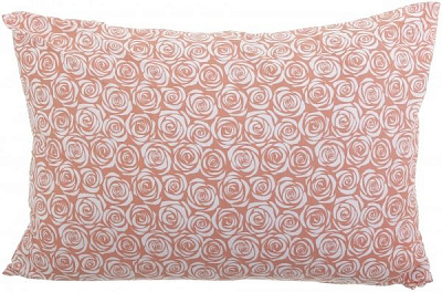 Набор наволочек Розы 70x50 см розовый с принтом Homeline 