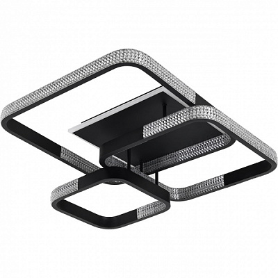 Світильник світлодіодний з пультом ДК 140 Вт чорний 3000-6000 К SCHWARZ 140 SC BK