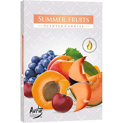 Набор свечей Летние фрукты Bispol