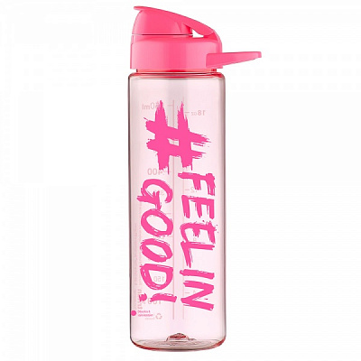Пляшка для води Lidya 630 мл GT-G-912033 рожева Gusto