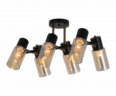 Люстра стельова Blitz 6x40 Вт E14 чорний 8220-46