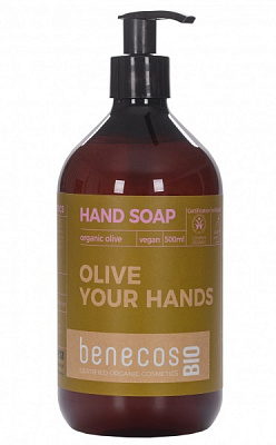 Крем-мило Benecos BIO органічна олива 500 мл