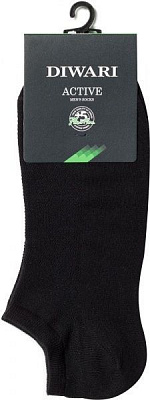 Шкарпетки чоловічі DiWaRi Active (короткі) 19С-181СП 484 р. 29 чорний 1 пар