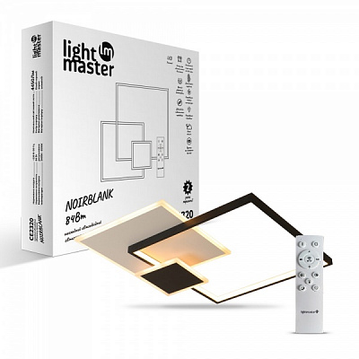 Світильник настінно-стельовий LightMaster NOIRBLANC білий із чорним 3000-6500 К CE2320 84W