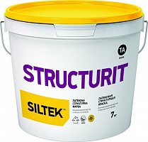 Фарба структурна латексна Siltek Structurit (ТА) 7кг 