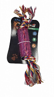 Іграшка для собак AnimAll Дентал з канатом Тунель в асортименті 23,3х4 см