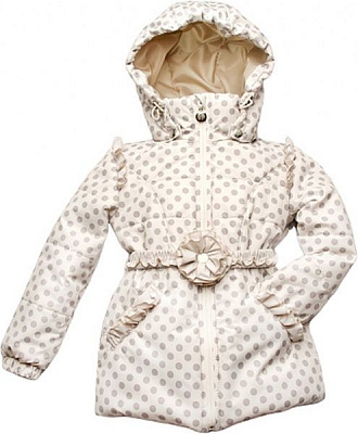 Куртка дитяча Модний Карапуз р.110 бежевий із сірим 03-00642-0