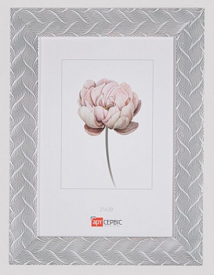 Рамка для фото Арт-Сервіс ЭА-01698 21х30 см белый с серебристым 