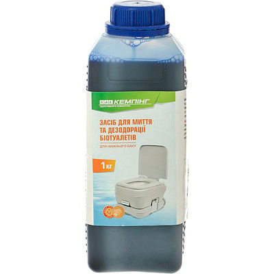 Засіб для дезодорації біотуалетів Кемпінг для нижнього бака 1 л