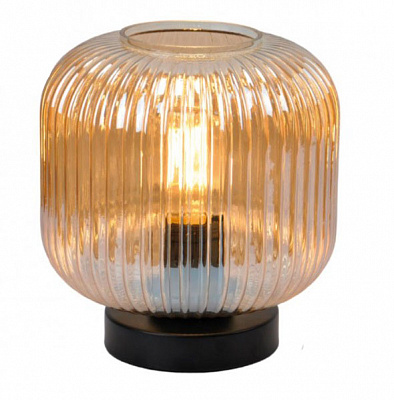 Настільна лампа Miorro Bravo 1x40 Вт Е27 чорний/бурштиновий 51-310-010