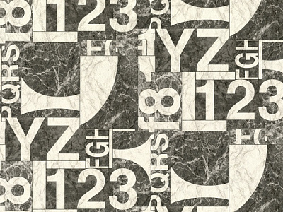 Обои виниловые на флизелиновой основе Славянские обои Elegance collection Цифры 2359-10 1,06x10,05 м 