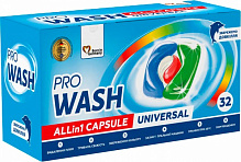 Капсулы для машинной стирки Prowash All in 1 Universal 32 шт. 