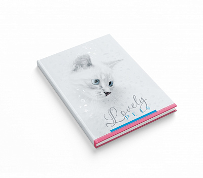 Блокнот Аркуш Prestige А5 96 арк. Біла киця