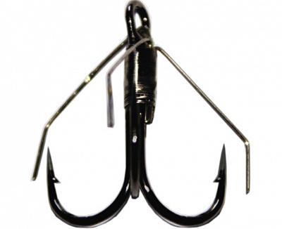 Крючок тройной MiniMax №2 10 г 10 шт. незацепляйки Treble Weedless BLN10шт