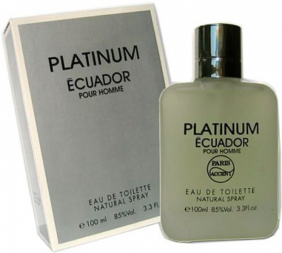 Туалетна вода Paris Accent Platinum Ecuador 100 мл
